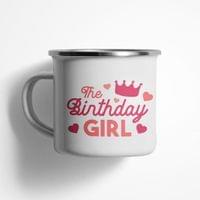 Емайлирано канче "Birthday Girl" - small - 0