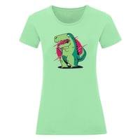 Дамска тениска "T-Rex и смартфон" - small - 5