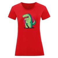Дамска тениска "T-Rex и смартфон" - small - 7
