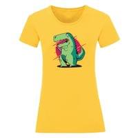 Дамска тениска "T-Rex и смартфон" - small - 8