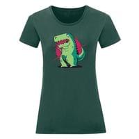 Дамска тениска "T-Rex и смартфон" - small - 12