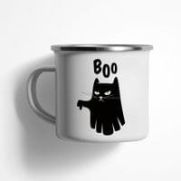 Емайлирано канче "Коте духче" - small - 3