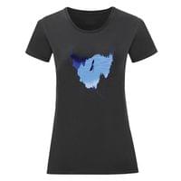 Дамска тениска "Free Diver" - small - 1 Дамска тениска "Free Diver" - small - 1
