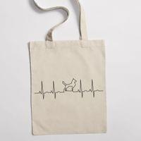 Eко чанта "Heartbeat: Куче" - small - 0