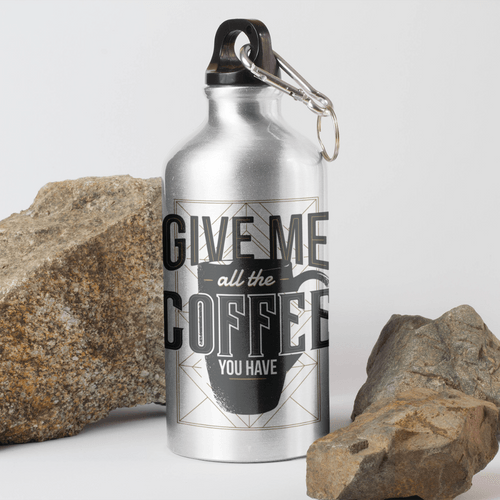Метална бутилка &amp;quot;Give Me Coffee&amp;quot; - 1