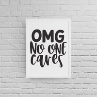 Постер с рамка "No One Cares" - small - 1