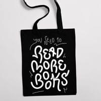 Eко чанта "Read More Books" - small - 1