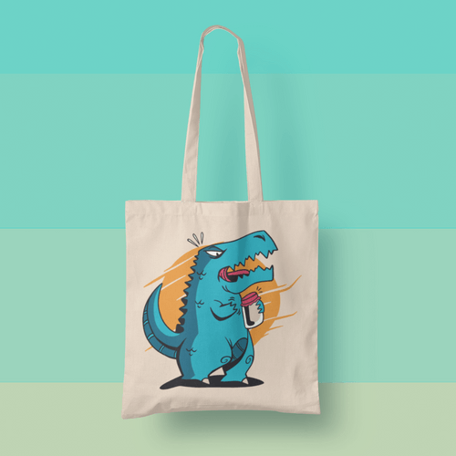 Eко чанта &amp;quot;T-Rex отваря буркан&amp;quot; - 1