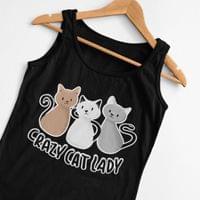 Дамски потник "Crazy Cat Lady" - small - 1 Дамски потник "Crazy Cat Lady" - small - 1