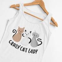 Дамски потник "Crazy Cat Lady" - small - 2 Дамски потник "Crazy Cat Lady" - small - 2