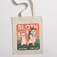 Eко чанта "Sloth Hiking Club" - small - 0