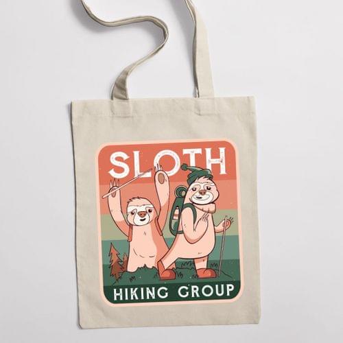 Eко чанта &amp;quot;Sloth Hiking Club&amp;quot; - 1