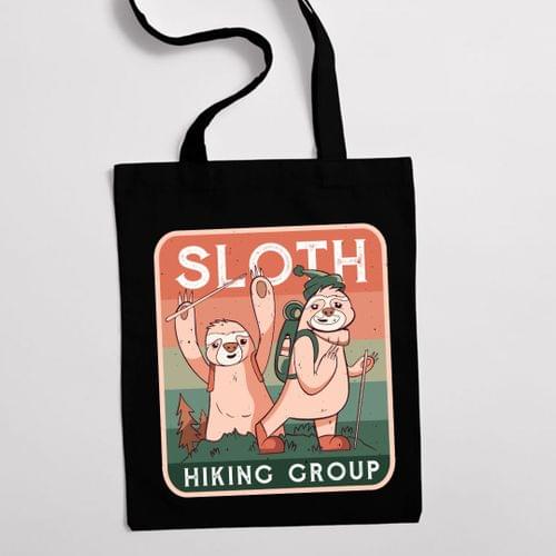 Eко чанта "Sloth Hiking Club" - 2
