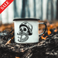 Канче с черен кант и дръжка "Моряк" - small - 1