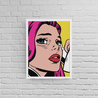 Постер с рамка "Pop Art Girl" - small - 1
