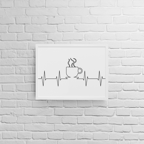 Постер с рамка &amp;quot;Heartbeat: Кафе&amp;quot; - 1