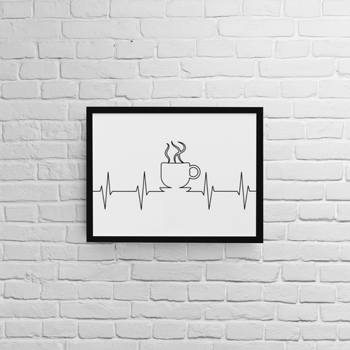 Постер с рамка "Heartbeat: Кафе" - 2