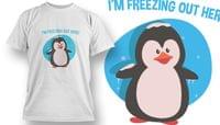 Тениска "Freezing Out Here" (дамска) - small - 17