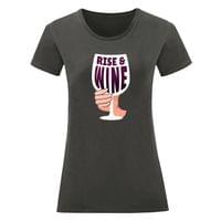 Дамска тениска "Rise and Wine" - small - 6