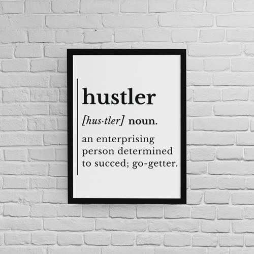 Постер &amp;quot;Hustler&amp;quot;