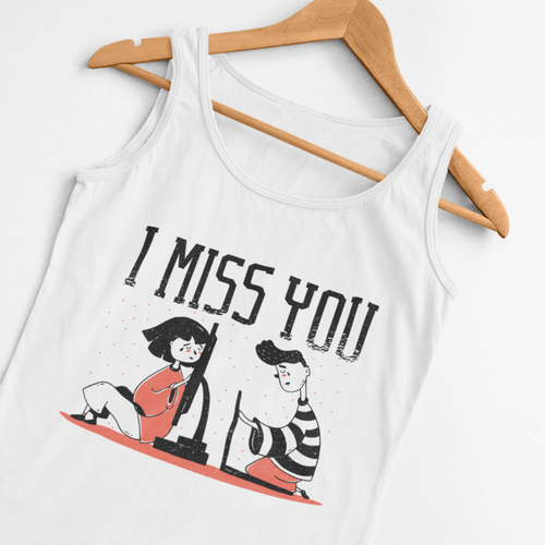 Мъжки потник &amp;quot;Miss You&amp;quot; - 1