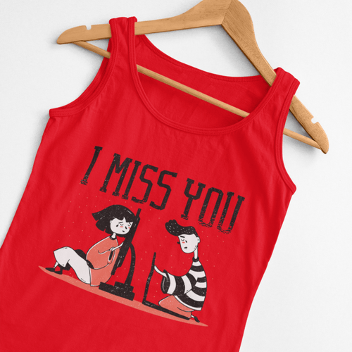 Мъжки потник "Miss You" - 2