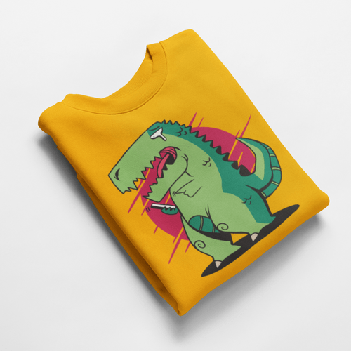 Ватирана блуза "T-Rex и смартфон" - 2