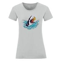 Дамска тениска "Гладна акула" - small - 9
