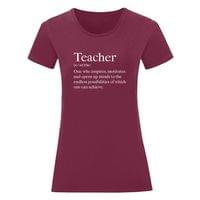 Дамска тениска "Teacher" - small - 11