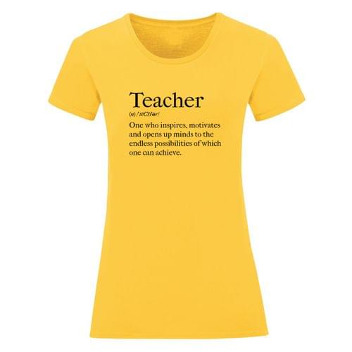 Дамска тениска "Teacher" - 2