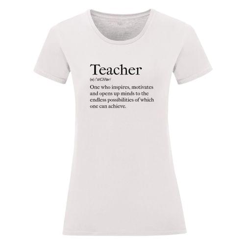 Дамска тениска &amp;quot;Teacher&amp;quot; - 1