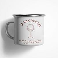Емайлирано канче "In Vino Veritas" - small - 0