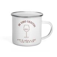 Емайлирано канче "In Vino Veritas" - small - 3