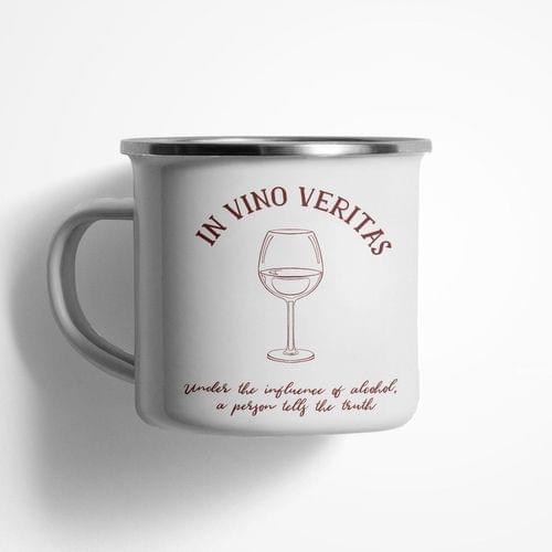 Емайлирано канче &amp;quot;In Vino Veritas&amp;quot; - 1