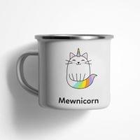 Емайлирано канче "Mewnicorn" - small - 0