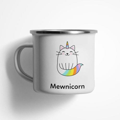 Емайлирано канче &amp;quot;Mewnicorn&amp;quot; - 1