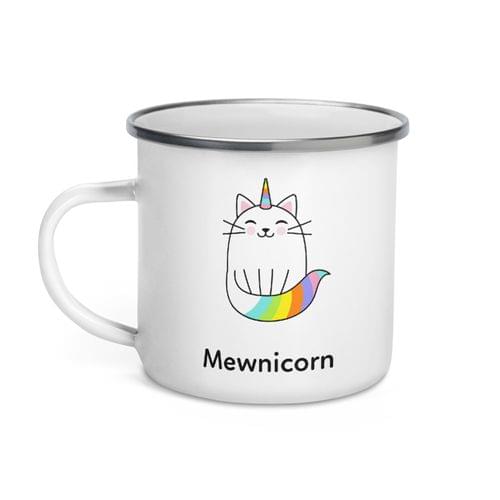 Емайлирано канче "Mewnicorn" - 2