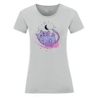 Дамска тениска "Космическо коте" - small - 8