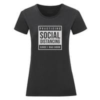Дамска тениска "Social Distancing" - small - 1