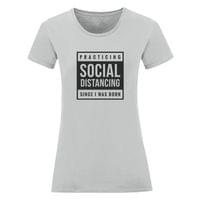 Дамска тениска "Social Distancing" - small - 7