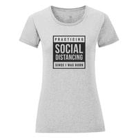 Дамска тениска "Social Distancing" - small - 12