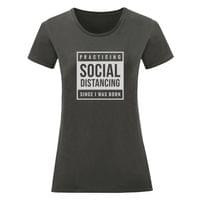 Дамска тениска "Social Distancing" - small - 15