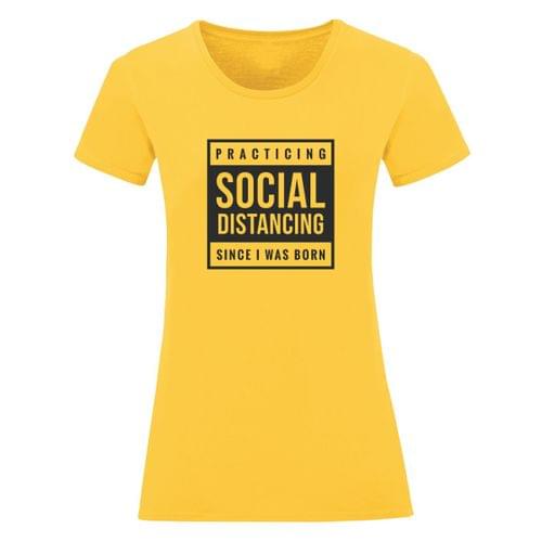Дамска тениска &amp;quot;Social Distancing&amp;quot; - 1