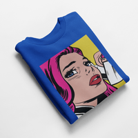 Ватирана блуза "Pop Art Girl" - small - 6