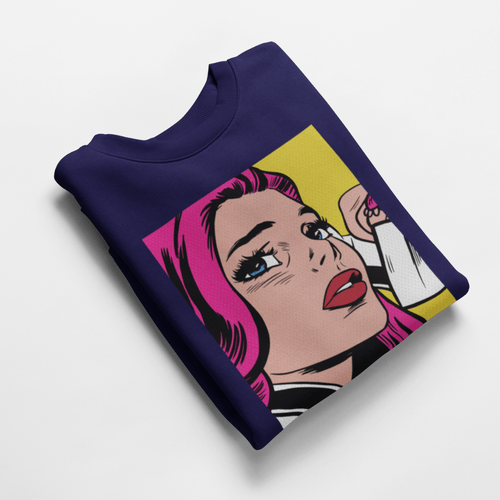 Ватирана блуза "Pop Art Girl" - 2