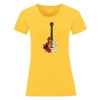 Дамска тениска "Watercolor Guitar" - small - 1