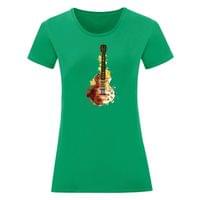 Дамска тениска "Watercolor Guitar" - small - 3