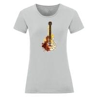 Дамска тениска "Watercolor Guitar" - small - 9