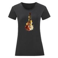 Дамска тениска "Watercolor Guitar" - small - 16