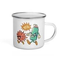 Емайлирано канче "Микроб" - small - 3